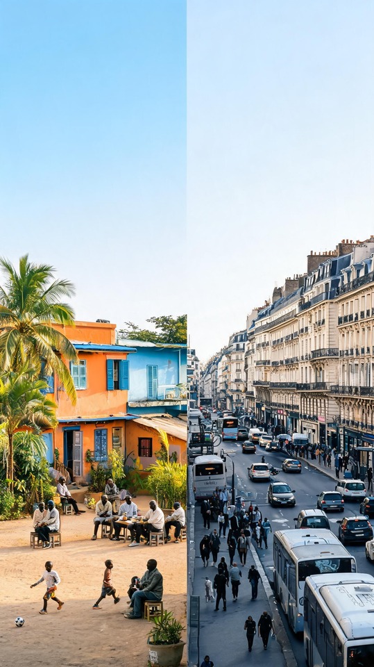 Globaler Friedensindex 2026 - Senegal & Frankreich Handy Wallpaper