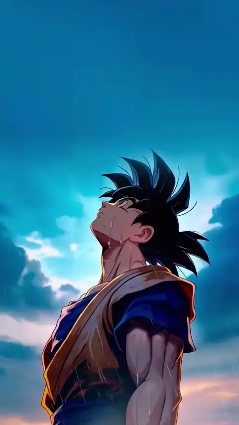 Goku Rain Cinematic - Live Wallpaper