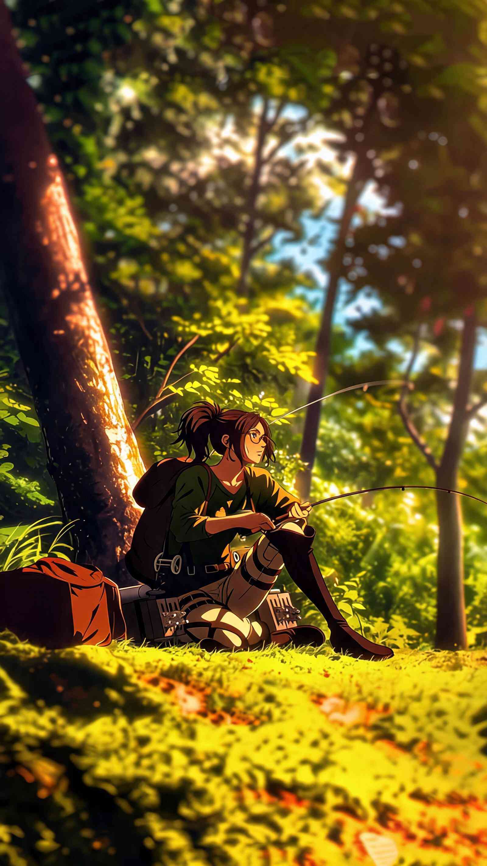 Attack on Titan Hange Zoe 4K Wallpaper for Mobile