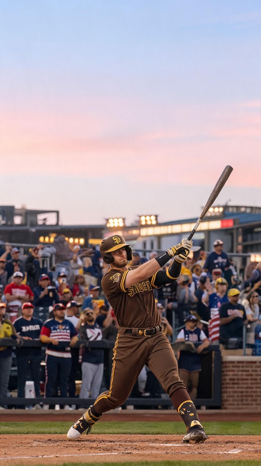 Tim Tawa Baseball Action - 4K Lock Screen Wallpaper