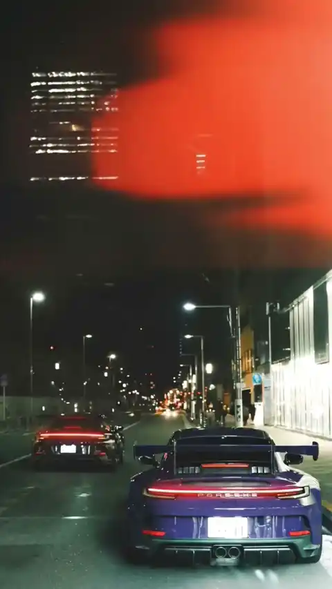 Porsche GT3 RS Nuit - Fond d'écran Dynamique