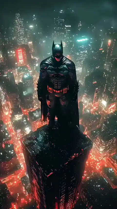 Batman Gotham City Cyberpunk - Fond d'écran Dynamique