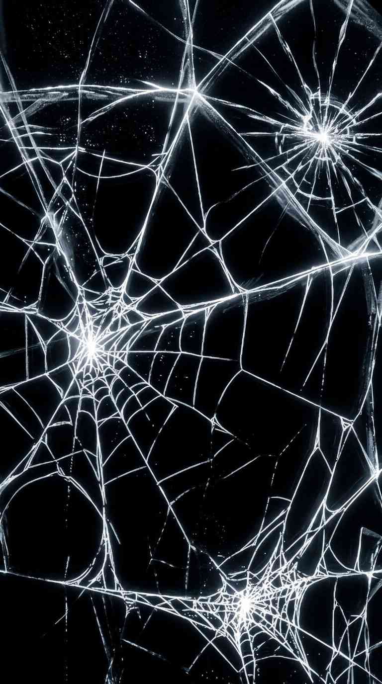 Écran Cassé Verre Fissuré - 4K Fonds d'écran