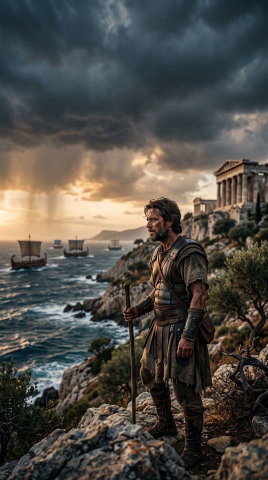 Odyssey Cinematic Hero - 4K Wallpaper & Lock Screen