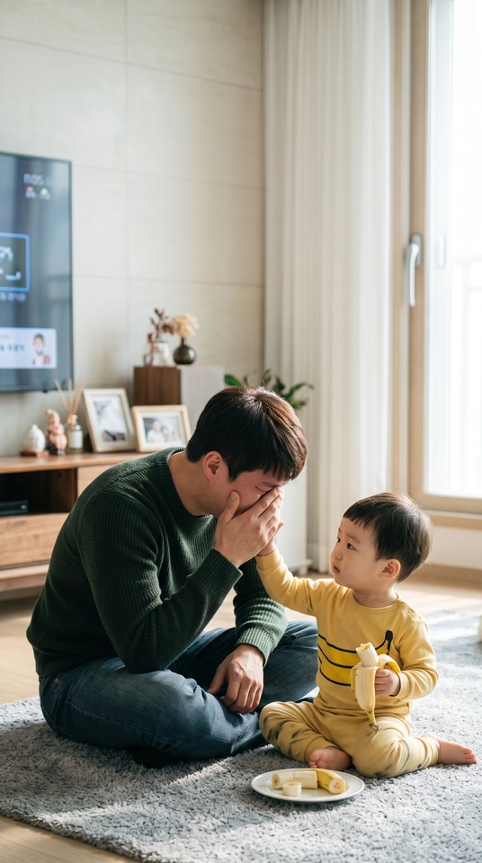 Shim Hyung-tak & Son Haru Fatherhood - 4K Wallpaper