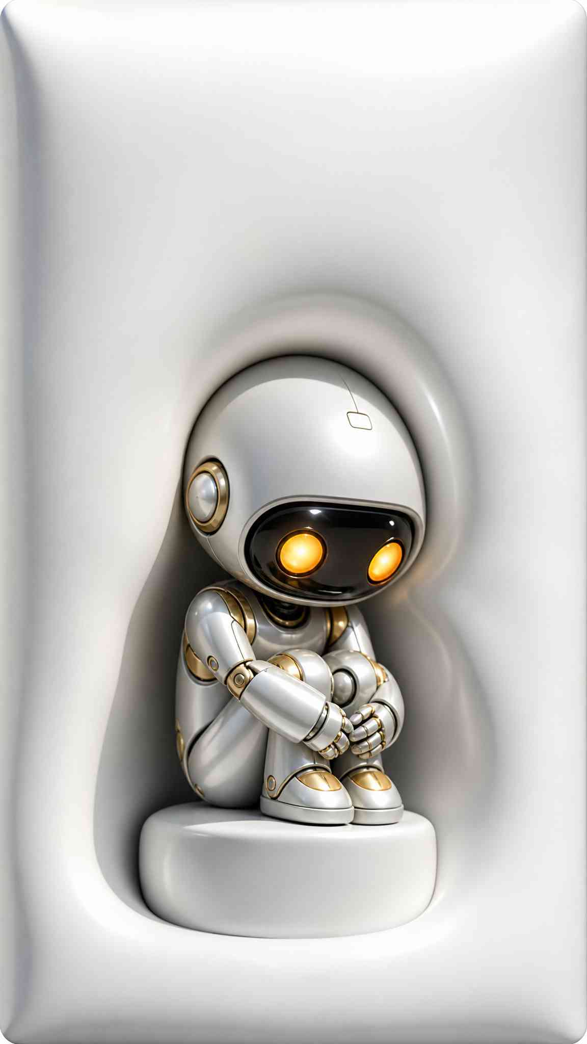 Cute Little Robot 3D - 4K Background
