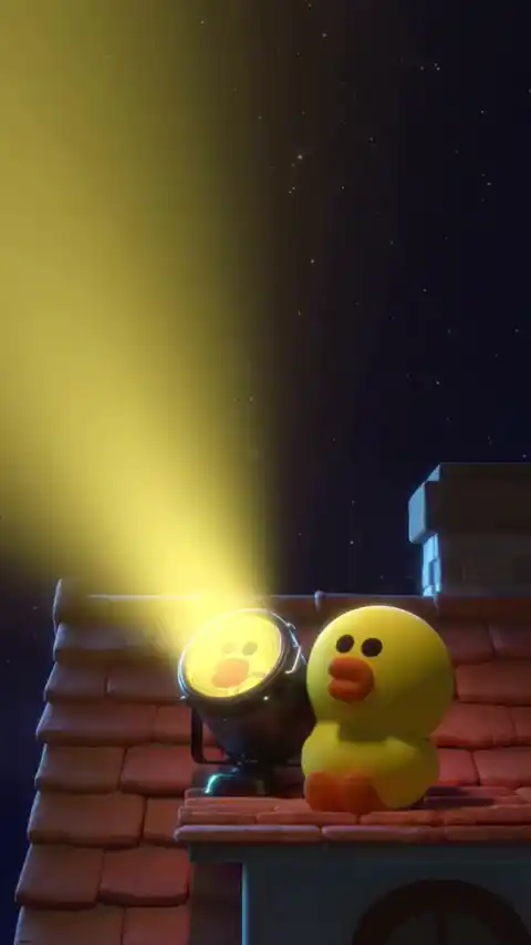 Sally Line Friends Projecteur - Fond d'Écran Animé