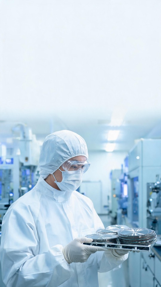 Nanya Technology Silicon Wafer Production - 4K Wallpaper