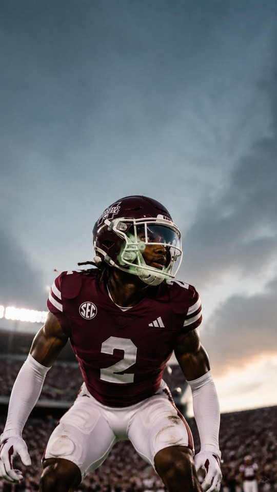 Kelley Jones CB Mississippi State - 4K Wallpaper