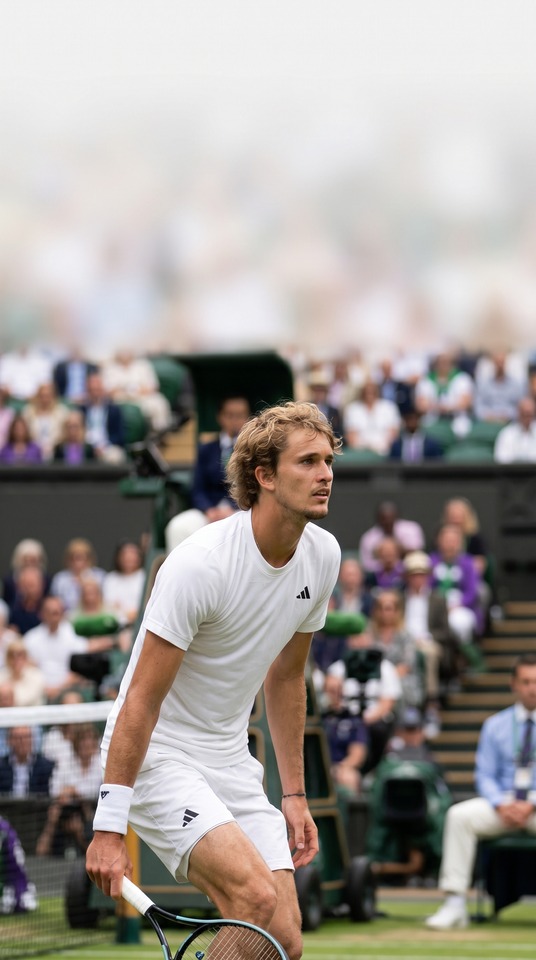 Alexander Zverev Wimbledon Tennis - 4K Phone Wallpaper