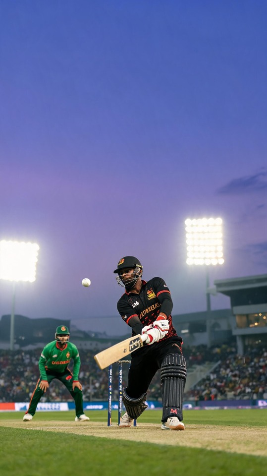 Zim vs Ban Match de Cricket - Fond d'écran 4K