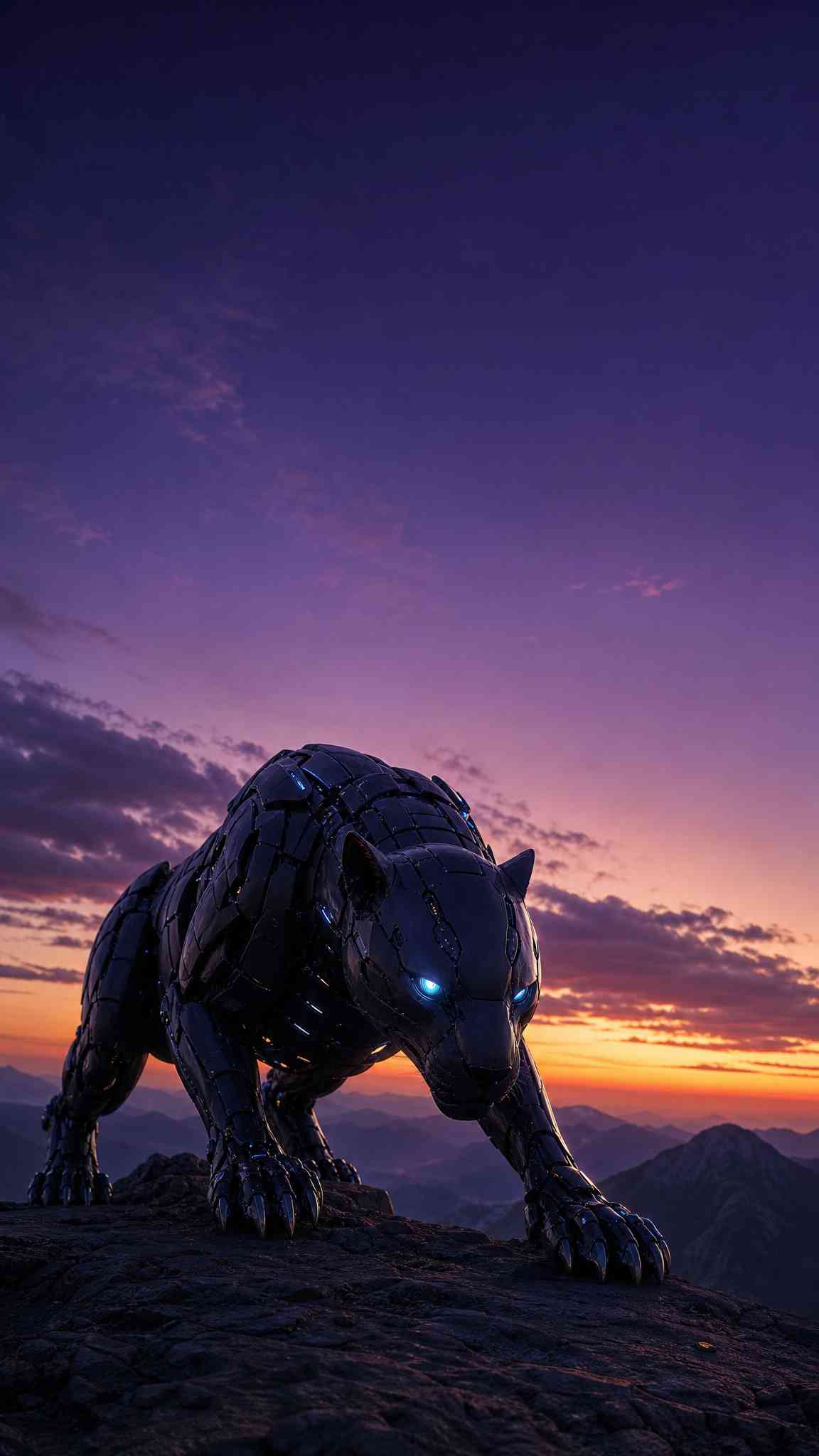 Cyber Panther Robotic Mecha - 4K Wallpaper