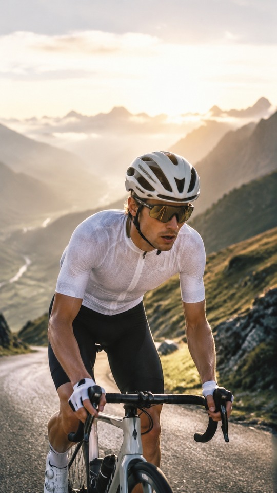 Maillot Blanc Tour de France Cycling - 4K Wallpaper