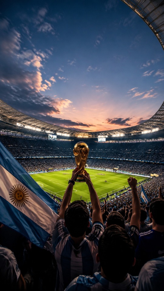 Argentina Campeón del Mundo - Fondo de Pantalla 4K