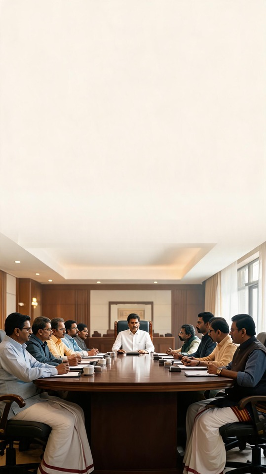 தமிழக வெற்றி கழகம் (TVK) Leader Meeting - 4K Wallpaper