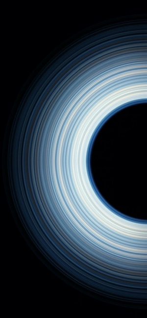 Anneaux Lumineux Bleus - Fond d'écran 4K