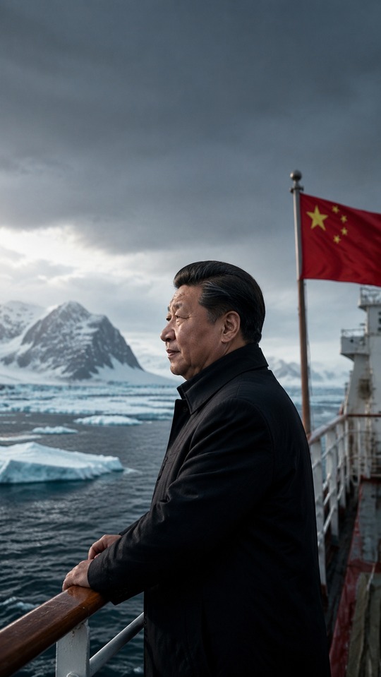 Xi Jinping Polar Voyage - 4K Backgrounds
