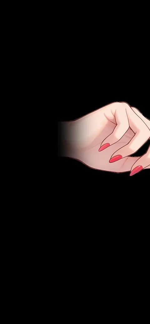 Anime Hand mit Roten Nägeln Live Hintergrundbild
