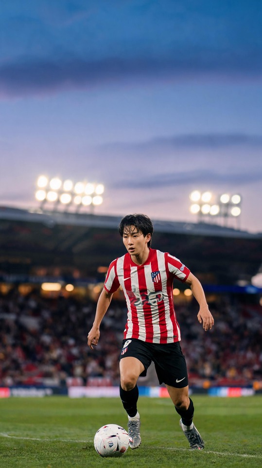 Lee Kang-in Fußballstar - 4K Handy Wallpaper