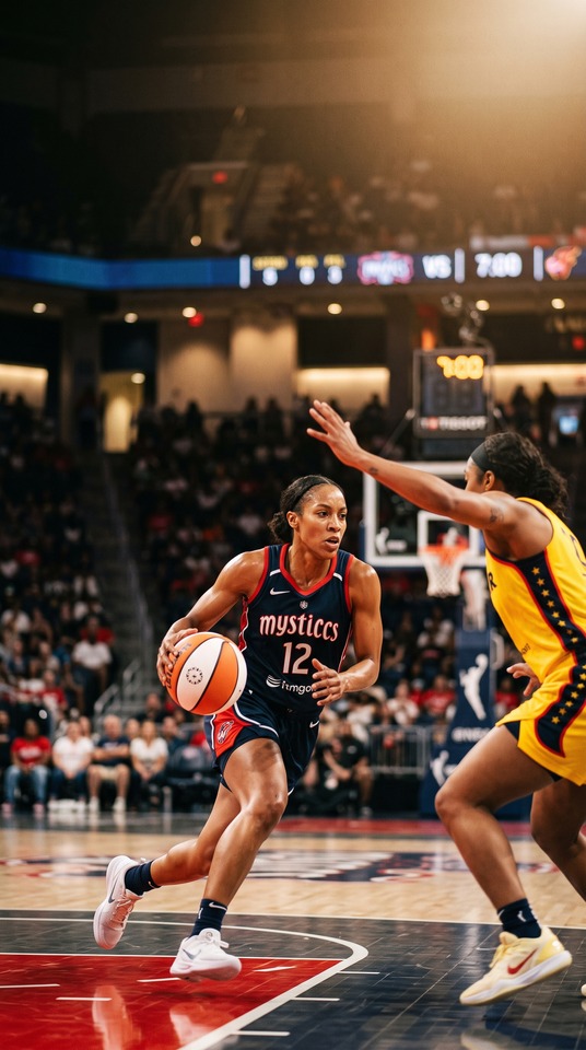 Mystics vs Tempo Basketball Match - 4K Wallpapers