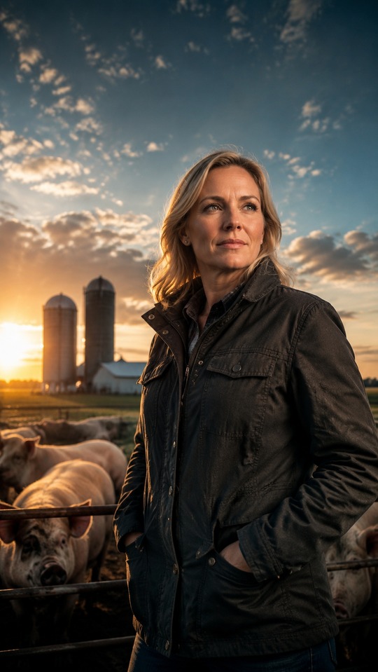 Ashley Hinson Farm-Szene - 4K Handy Wallpaper