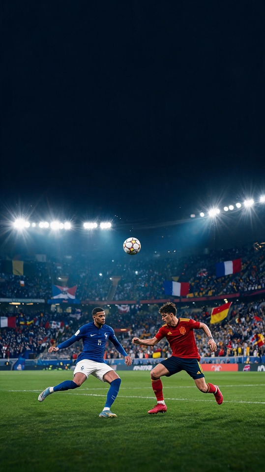 Matchs de Coupe du Monde - Francia vs España 4K