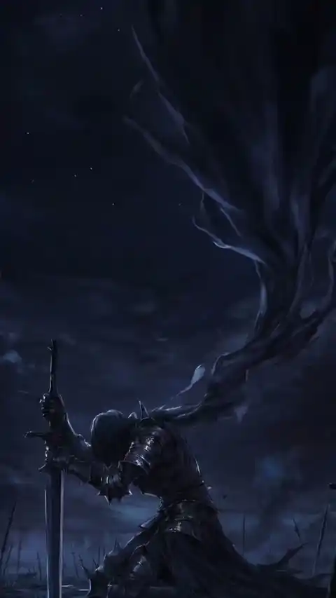 Gotischer Dunkler Ritter - Animiertes Hintergrundbild