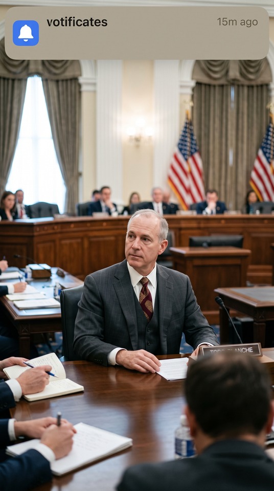 Todd Blanche Confirmation Hearing - 4K Phone Wallpaper
