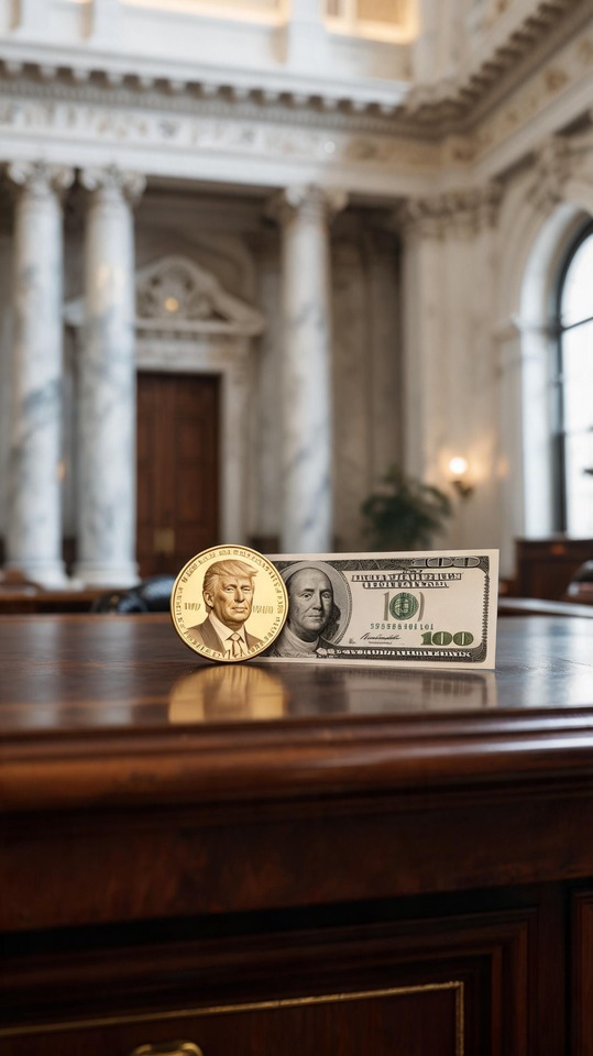 Scott Bessent & Trump Currency - 4K High-Res Wallpapers
