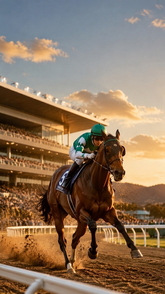 경마공원 (Horse Racing Park) 질주 - 4K 배경화면