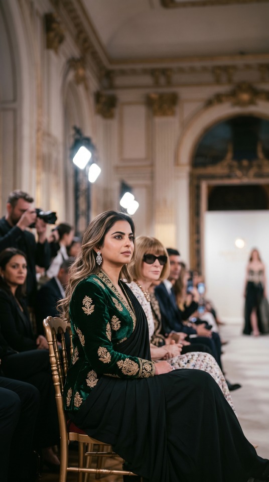 Isha Ambani en la Semana de la Moda de París - 4K Wallpaper