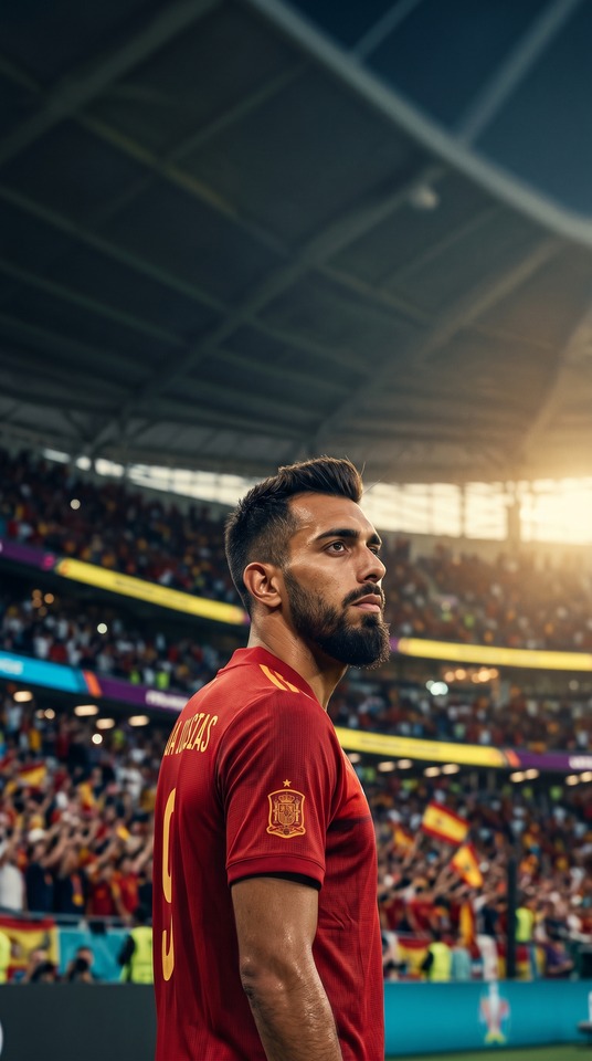 Borja Iglesias Spain National Team - 4K Wallpaper