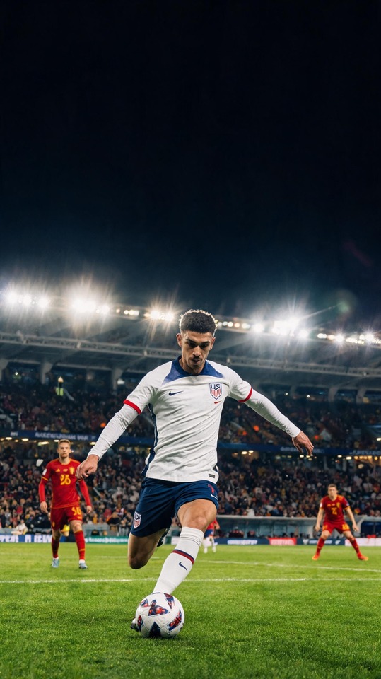 USA vs Belgium - a qué hora juega estados unidos 4K Wallpaper