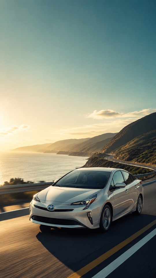Fuel Efficient Hybrid Sedan - 4K Wallpaper