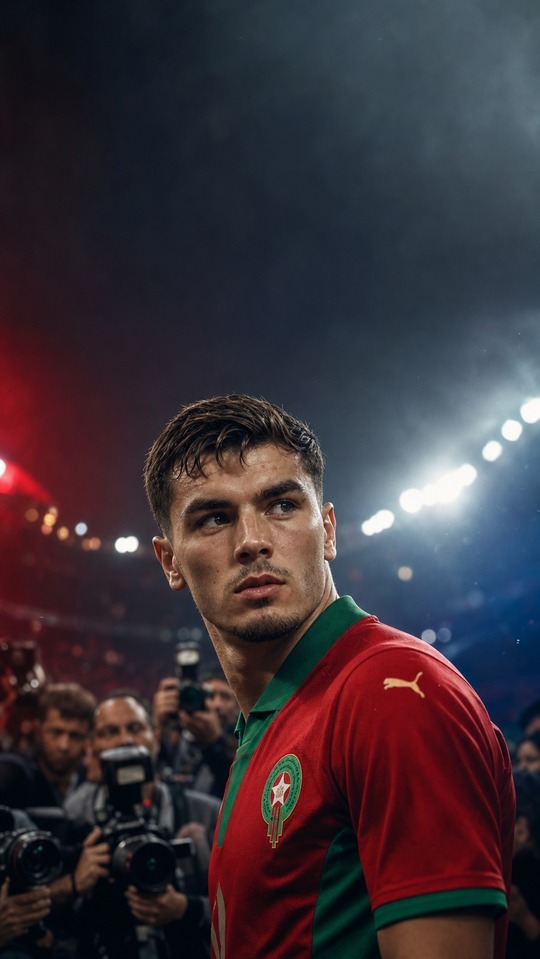 Brahim Díaz Marokko - 4K Handy Wallpaper