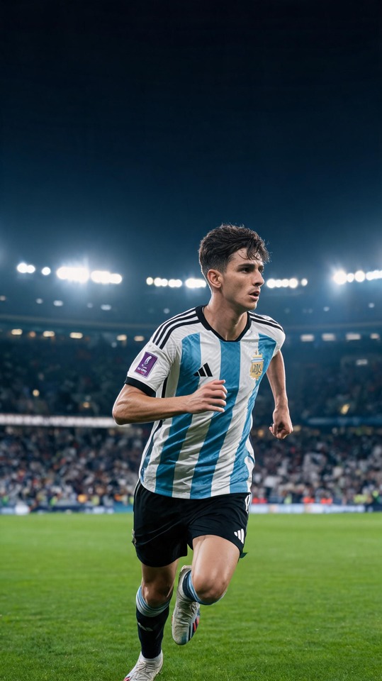 Nico González Argentina National Team - 4K Phone Wallpaper