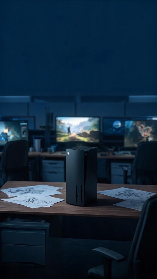 Microsoft Xbox Series X Studio - 4K Wallpaper