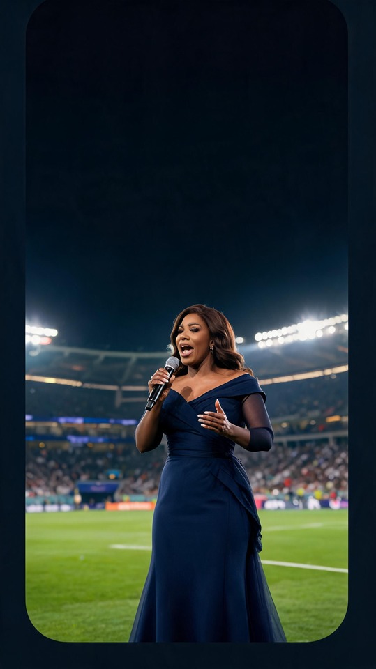 Jennifer Hudson World Cup Performance - 4K Wallpaper