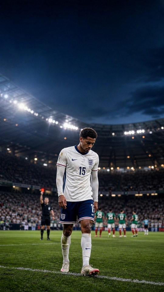 FIFA Matches: Jarell Quansah England Rote Karte - 4K Wallpaper