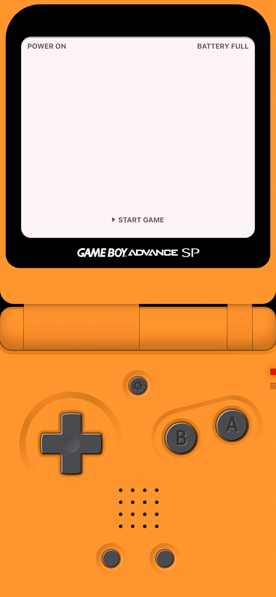 Game Boy Advance SP Retro Edition - 4K Wallpaper