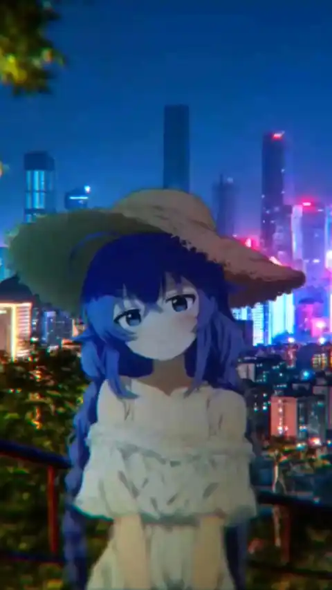 Roxy Migurdia Anime City Night - Live Wallpaper
