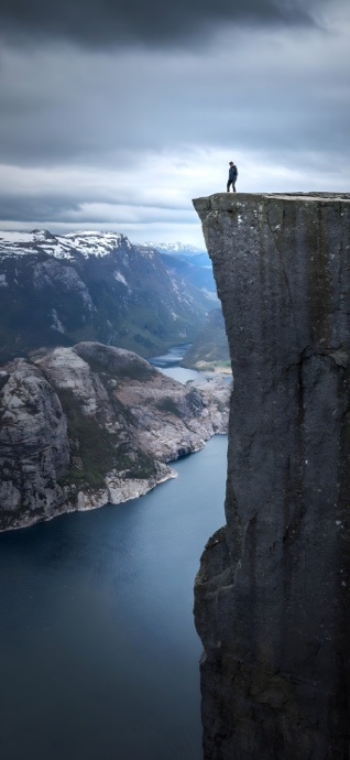Preikestolen Norvège - Fond d'écran 4K
