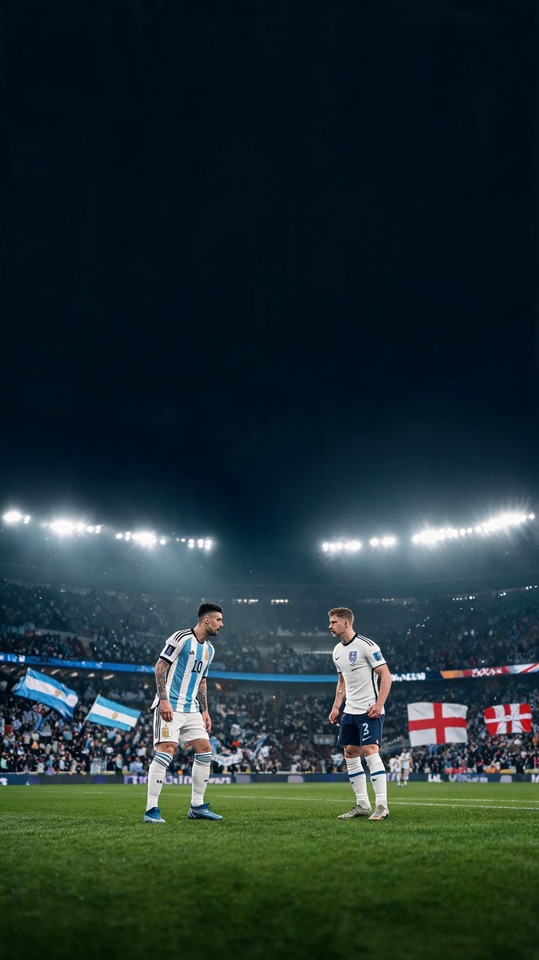 Antena 1 Live: Argentina vs England Semifinal - 4K Wallpaper