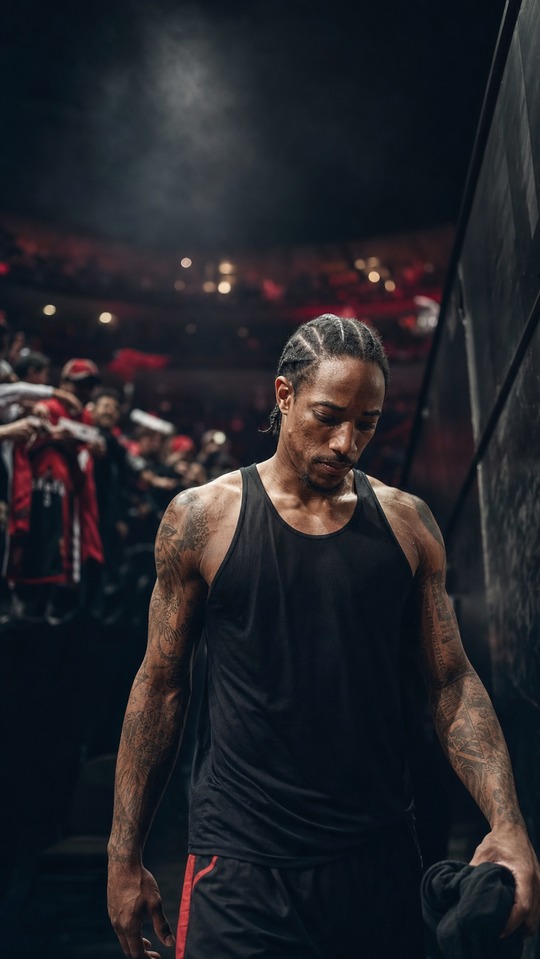 NBA DeMar DeRozan Cinematic Realism - 4K Wallpaper