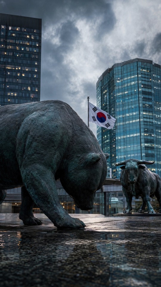 KOSPI Indice Boursier Coréen - Fond d'Écran 4K
