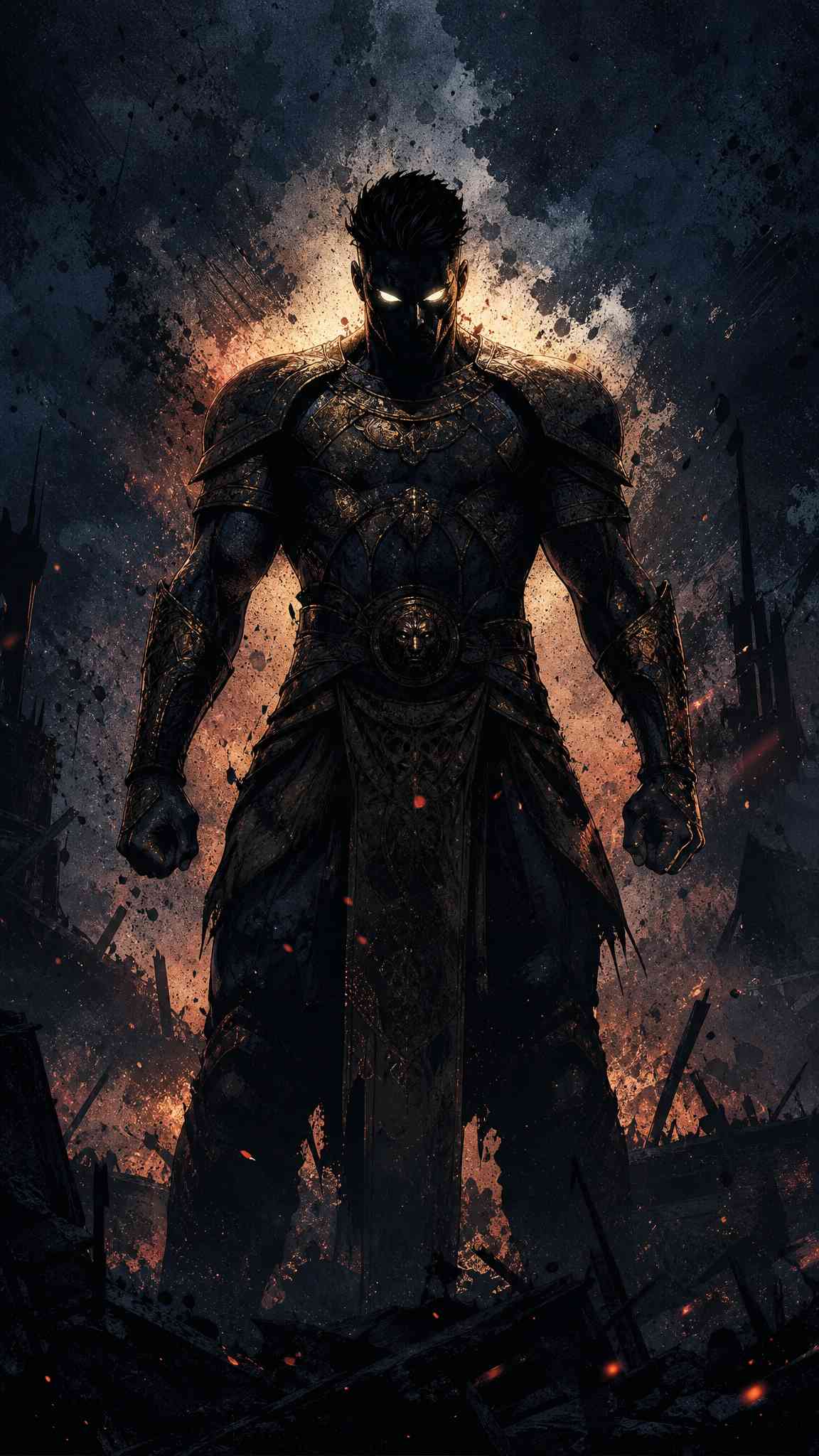 Dark Fantasy Warrior Knight - 4K Aesthetic Background