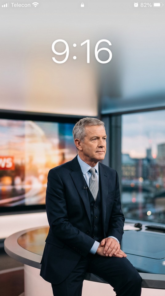 Dermot Murnaghan Nachrichtensprecher - 4K Hintergrundbild