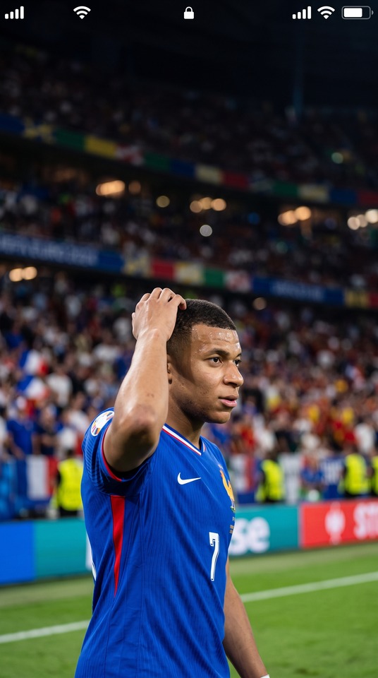 Kylian Mbappé France - Fond d'Écran 4K