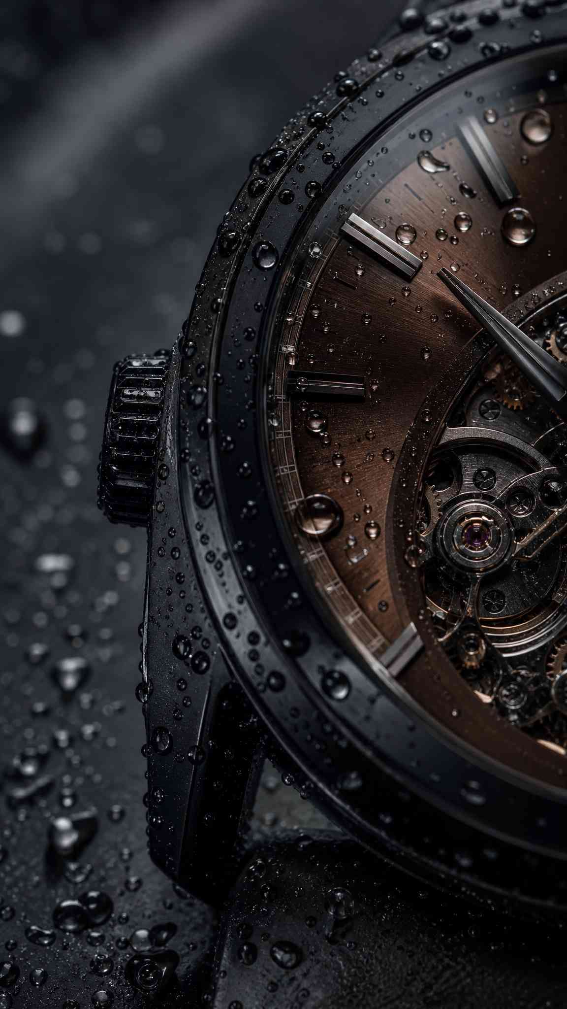 Luxury Skeleton Watch Macro - 4K Wallpaper