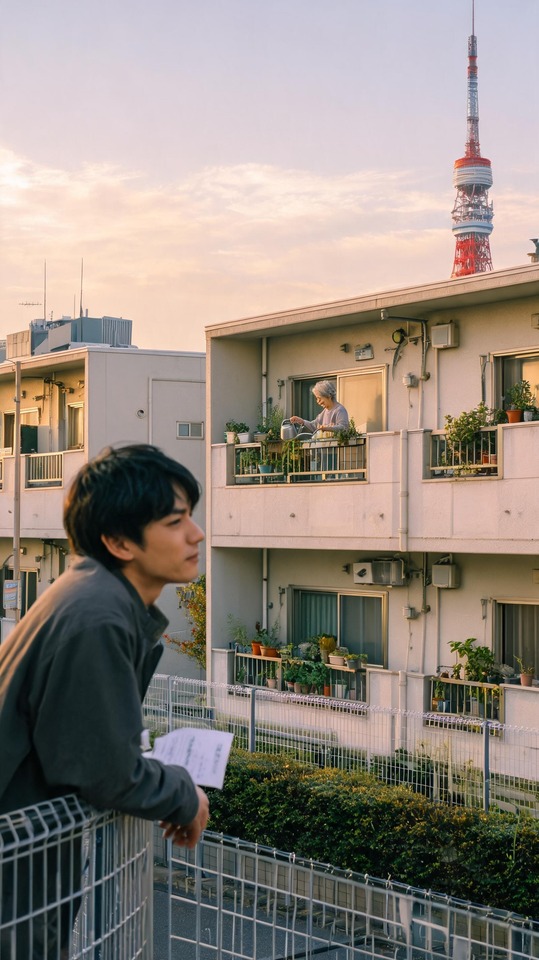 Tokyo Housing (住宅) Urban Scene - 4K Wallpaper